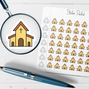 Church Planner Stickers Religious Planner Stickers Religion Stickers for Planners Bible Study Planner Stickers For Journal