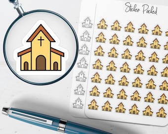 Church Planner Stickers Religious Planner Stickers Religion Stickers for Planners Bible Study Planner Stickers For Journal