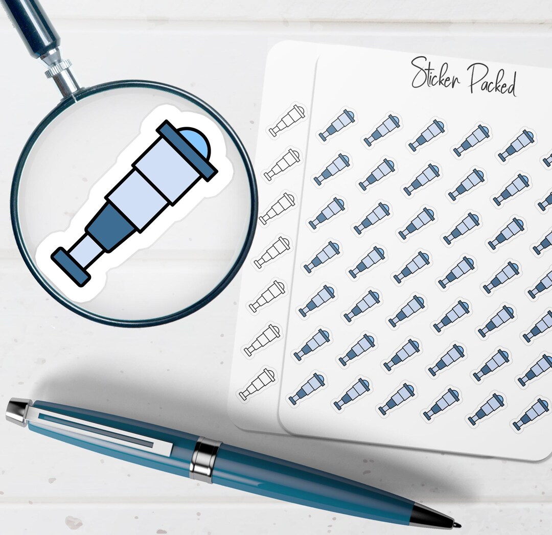 Monocular Planner Sticker Monocular Icon Sticker Monocular Sticker - Etsy