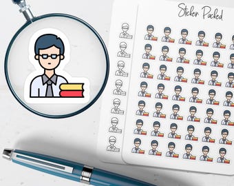 Teacher Planner Sticker Teacher Icon Sticker Teacher Sticker