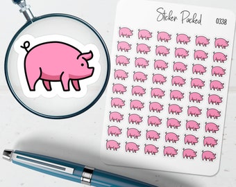 Pig Planner Sticker Pig Icon Sticker Pig Sticker