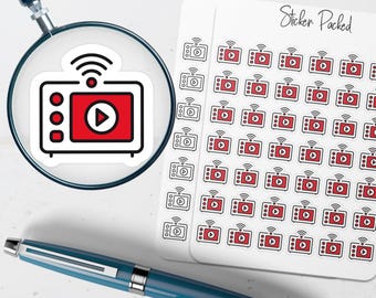 Streaming Planner Sticker Streaming Icon Sticker Streaming Sticker