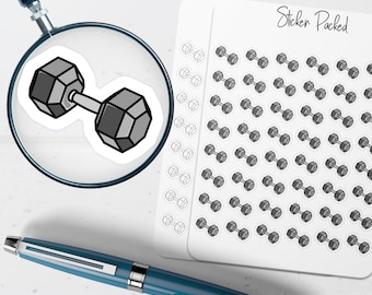 Dumbbell Weight Planner Sticker Dumbbell Weight Icon Sticker Dumbbell Weight Sticker