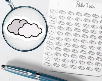 Cloudy Planner Sticker Cloudy Icon Sticker Cloudy Sticker