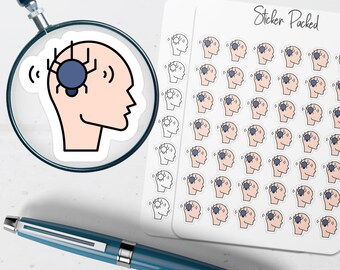 Phobia Planner Sticker Phobia Icon Sticker Phobia Sticker Mental Health Planner Stickers, Psychology Stickers