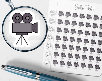 Movie Camera Planner Sticker Movie Camera Icon Sticker Movie Camera Sticker
