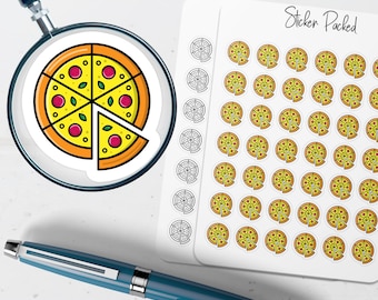 Pizza Planner Sticker Pizza Icon Sticker Pizza Sticker