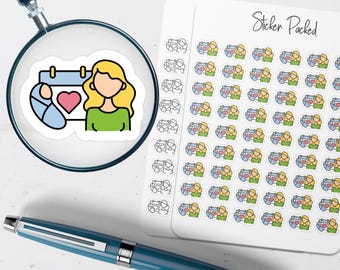 Sticker agenda fête des mères Sticker bébé icône fête des mères Sticker bébé fête des mères Sticker agenda fête des mères