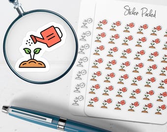 Water Plants Planner Sticker Water Plants Icon Sticker Water Plants Sticker