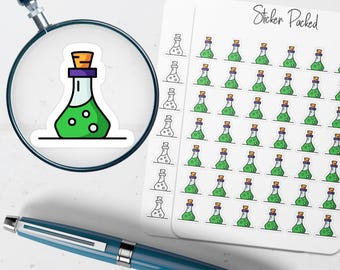 Poison Planner Sticker Poison Icon Sticker Poison Sticker Halloween Planner Sticker