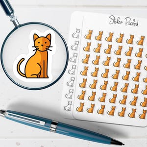 Cat Planner Sticker Cat Icon Sticker Cat Sticker