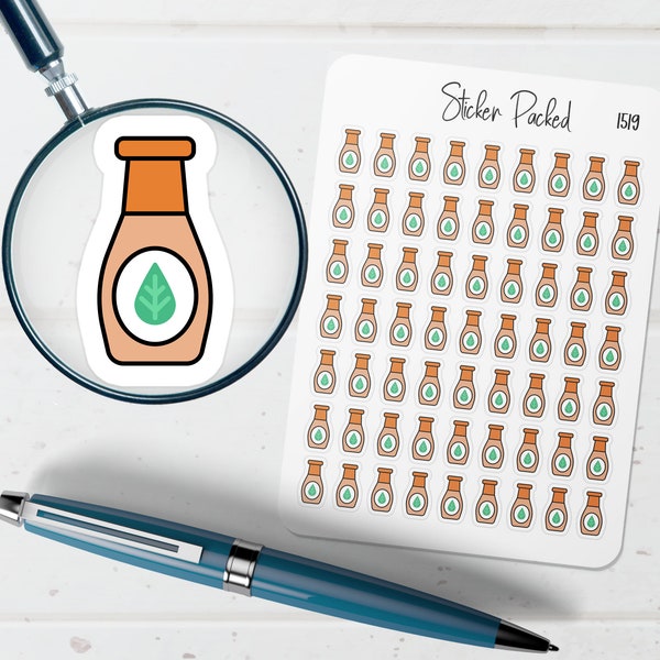 Salad Dressing Planner Sticker Salad Dressing Icon Sticker Salad Dressing Sticker