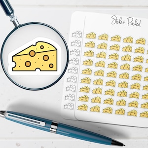 Cheese Planner Sticker Cheese Icon Sticker Cheese Sticker