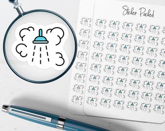 Shower Planner Sticker Shower Icon Sticker Shower Sticker