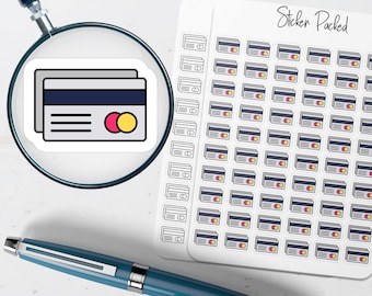 Credit Card Planner Sticker Credit Card Icon Sticker Credit Card Sticker