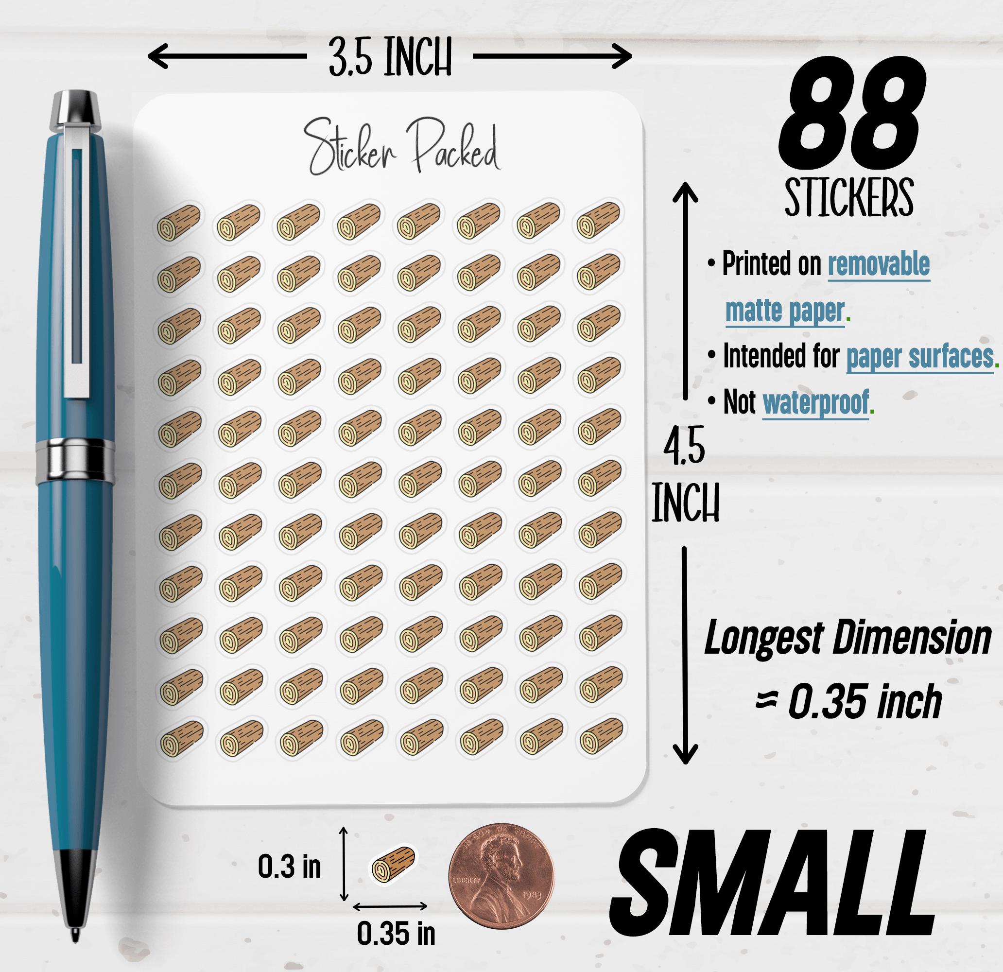 Log Planner Sticker Log Icon Sticker Log Sticker - Etsy
