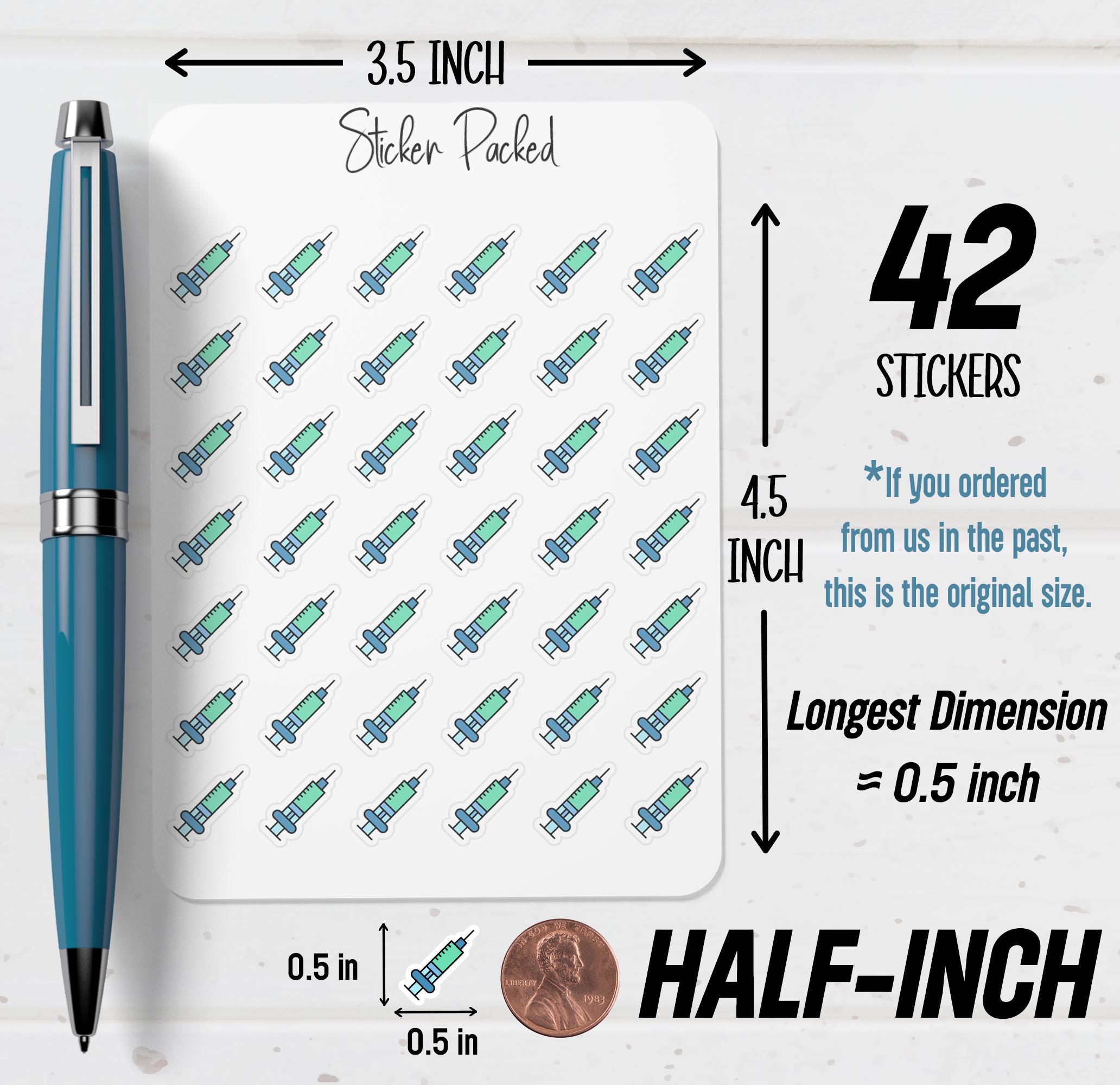 Injection Visual Room Sticker Injection Planner Sticker Injection Icon Sticker Injection Sticker - Etsy