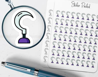 Hook Planner Sticker Hook Icon Sticker Hook Sticker Halloween Planner Sticker