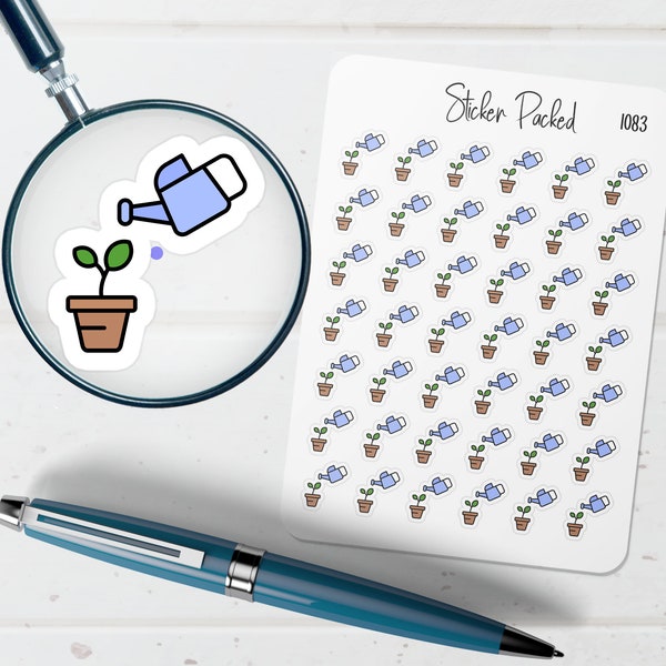 Watering Plants Planner Sticker Watering Plants Icon Sticker Watering Plants Sticker