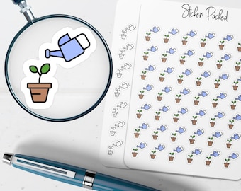 Watering Plants Planner Sticker Watering Plants Icon Sticker Watering Plants Sticker