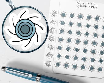 Black Hole Planner Sticker Black Hole Icon Sticker Black Hole Sticker