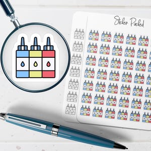 Ink Cartridge Planner Sticker Ink Cartridge Icon Sticker Ink Cartridge Sticker