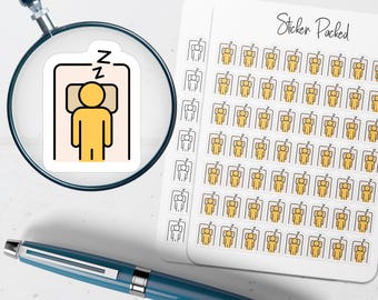 Person Sleeping Planner Sticker Person Sleeping Icon Sticker Person Sleeping Sticker