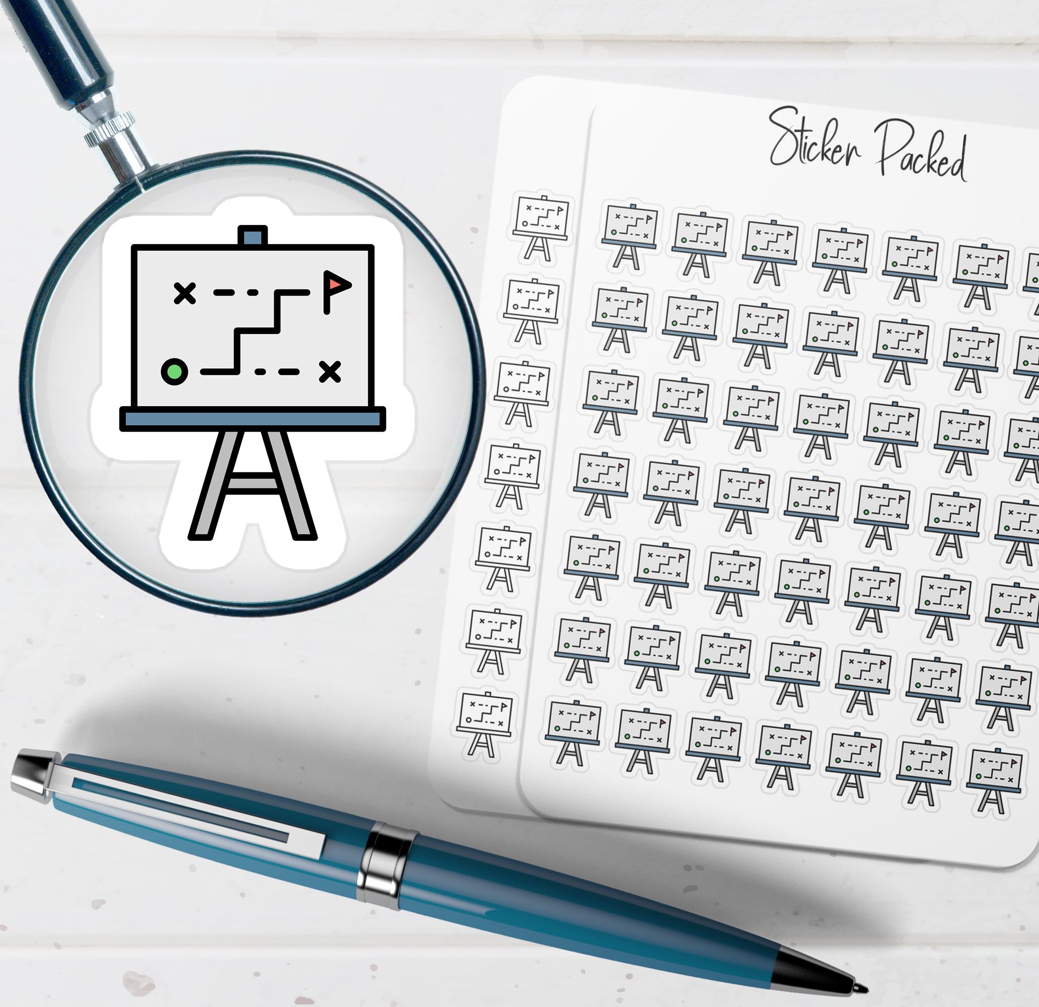 Strategy Planner Sticker Strategy Icon Sticker Strategy Sticker - Etsy