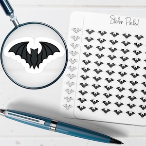 Bat Planner Sticker Bat Icon Sticker Bat Sticker Halloween Planner Sticker