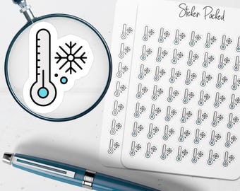 Cold Planner Sticker Cold Icon Sticker Cold Sticker
