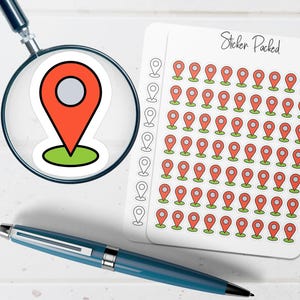 Location Planner Sticker Location Icon Sticker Location Sticker