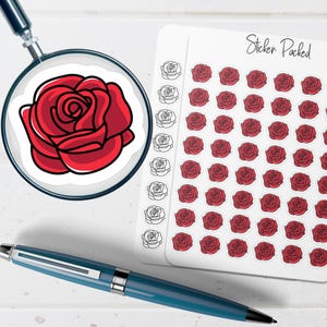 Rose Planner Sticker Rose Icon Sticker Rose Sticker