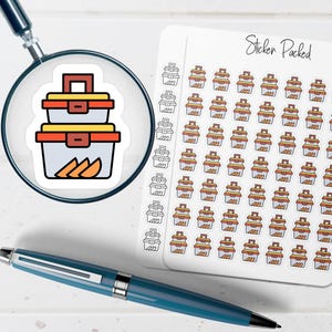 Lunch Boxes Planner Sticker Lunch Boxes Icon Sticker Lunch Boxes Sticker