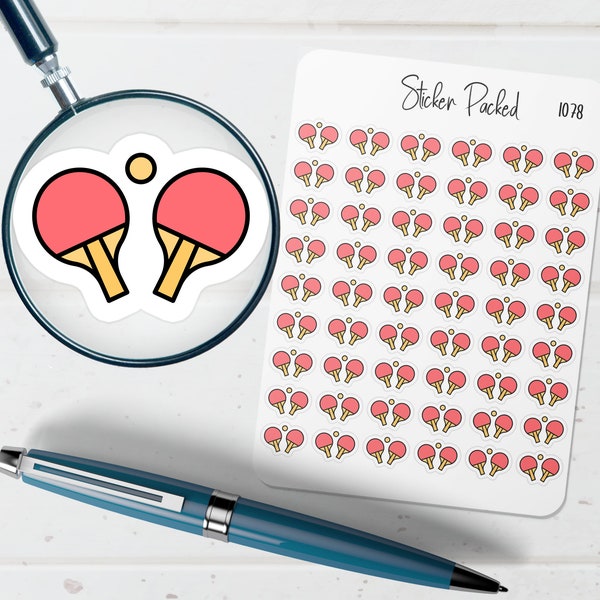 Table Tennis Planner Sticker Table Tennis Icon Sticker Table Tennis Sticker