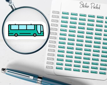 Bus Planner Sticker Bus Icon Sticker Bus Sticker