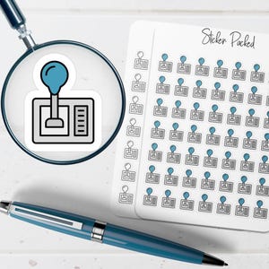 Gear Shift Planner Sticker Gear Shift Icon Sticker Gear Shift Sticker