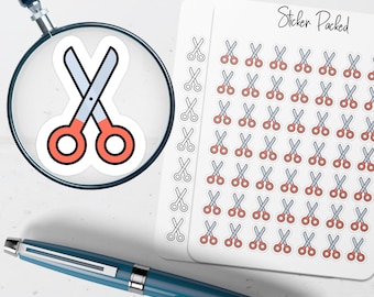 Scissors Planner Sticker Scissors Icon Sticker Scissors Sticker
