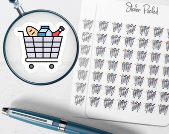 Food Cart Planner Sticker Food Cart Icon Sticker Food Cart Sticker