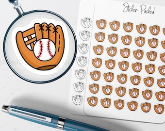 Baseball Glove Planner Sticker Baseball Glove Icon Sticker Baseball Glove Sticker