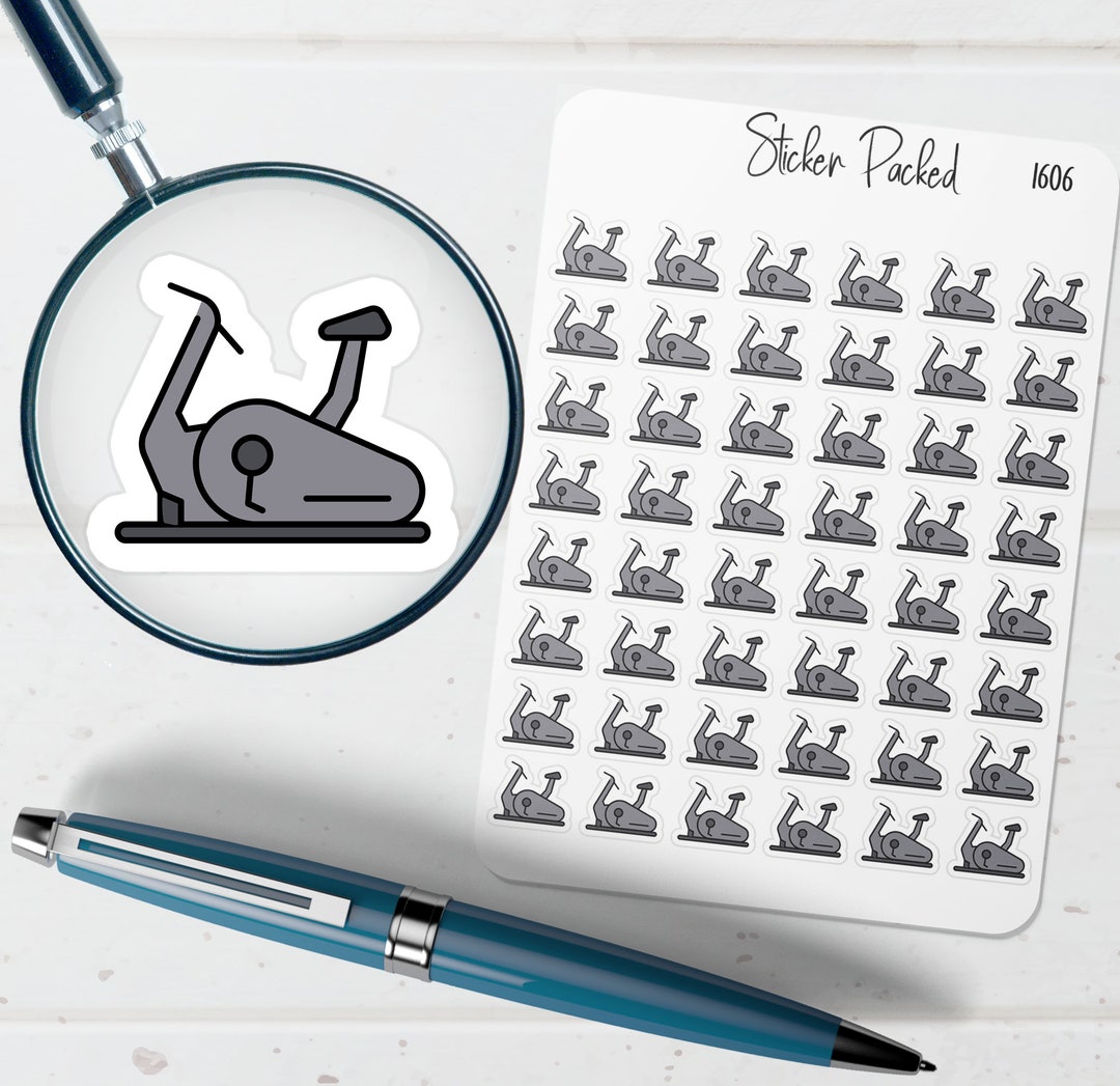 Exercise Bike Planner Sticker Exercise Bike Icon Sticker Exercise Bike ...