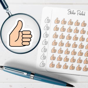 Thumbs Up Planner Sticker Thumbs Up Icon Sticker Thumbs Up Sticker