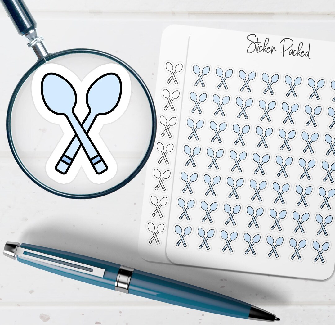 Spoon Inside Sticker Spoons Planner Sticker Spoons Icon Sticker Spoons Sticker - Etsy