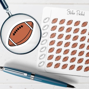 Football Planner Stickers Football Game Planner Stickers Football Practice Stickers for Planners Football Icon Sticker