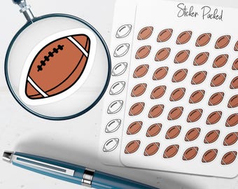Football Planner Stickers Football Game Planner Stickers Football Practice Stickers for Planners Football Icon Sticker