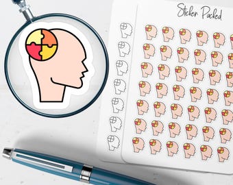 Psychology Planner Sticker Psychology Icon Sticker Psychology Sticker Mental Health Planner Stickers, Psychology Stickers
