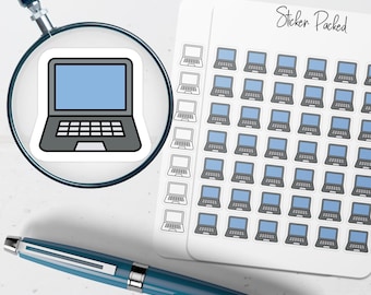 Laptop Planner Stickers Computer Planner Stickers Work Stickers for Planners Laptop Sticker