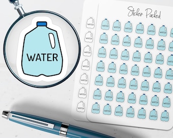 Gallon Of Water Planner Sticker Gallon Of Water Icon Sticker Gallon Of Water Sticker