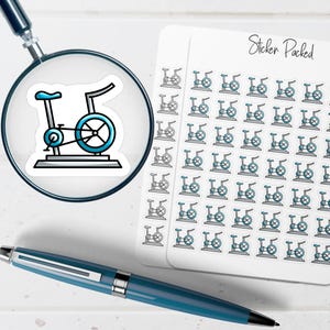 Spin Bike Planner Sticker Spin Bike Icon Sticker Spin Bike Sticker