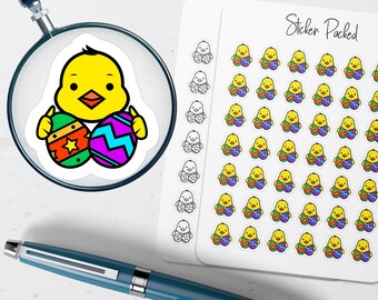 Easter Chick Planner Sticker Easter Chick Icon Sticker Easter Chick Sticker