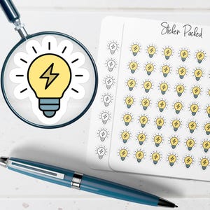 Energy Planner Sticker Energy Icon Sticker Energy Sticker